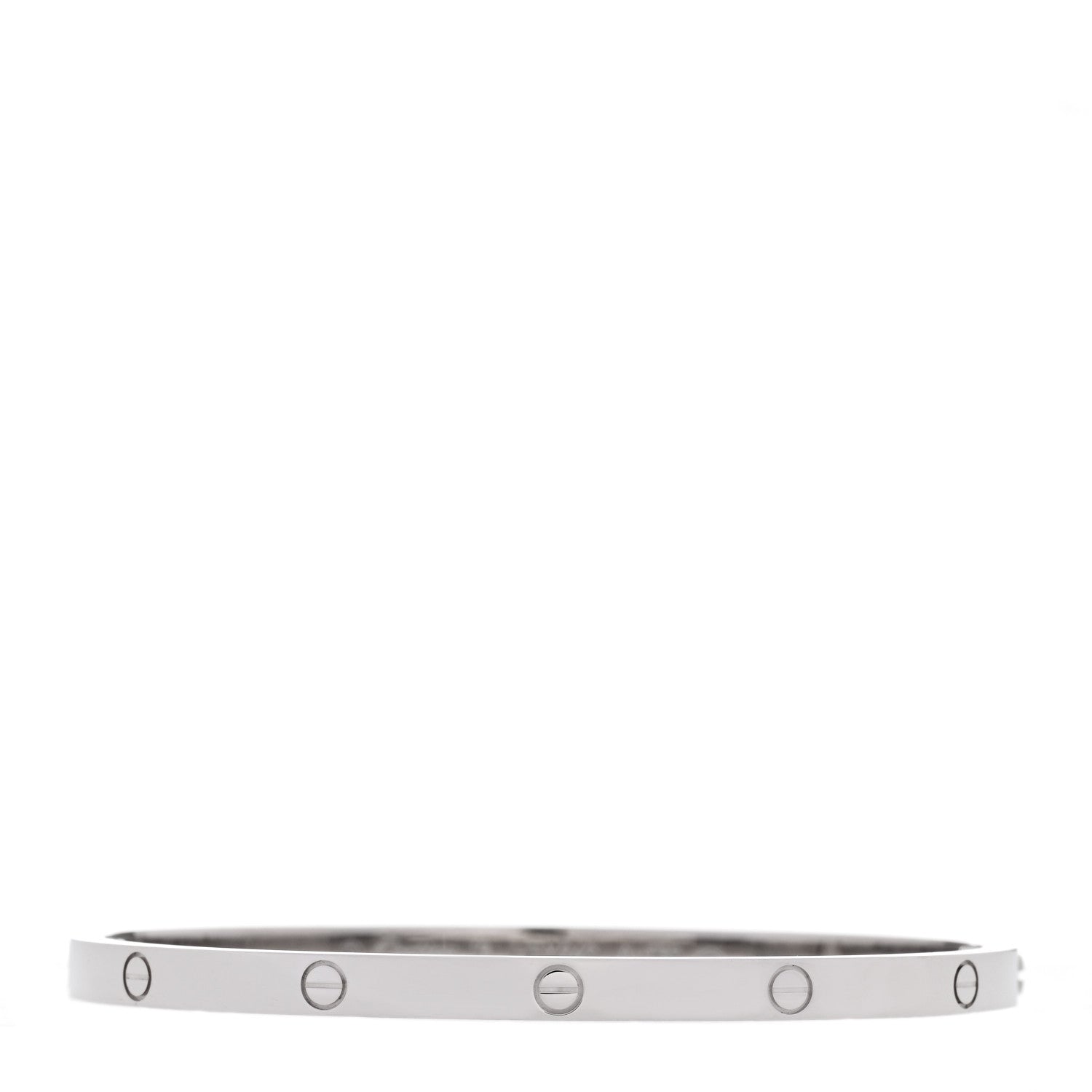 Cartier 18K White Gold Small LOVE Bracelet 16