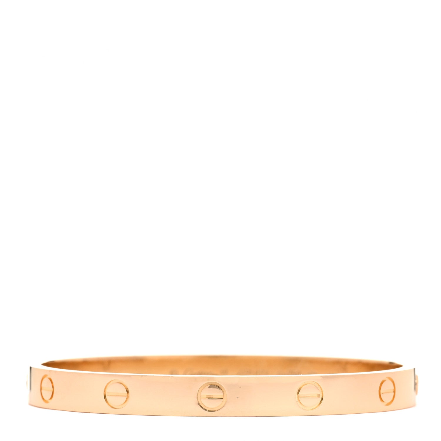 Cartier 18K Yellow Gold LOVE Bracelet 17_New Closure