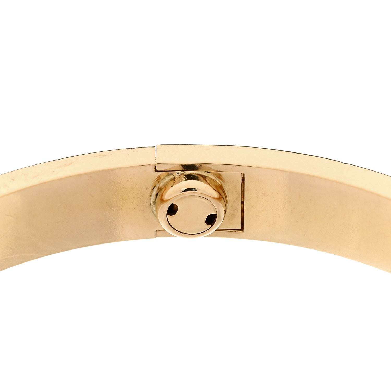 Cartier 18K Yellow Gold LOVE Bracelet 17_New Closure_Close up