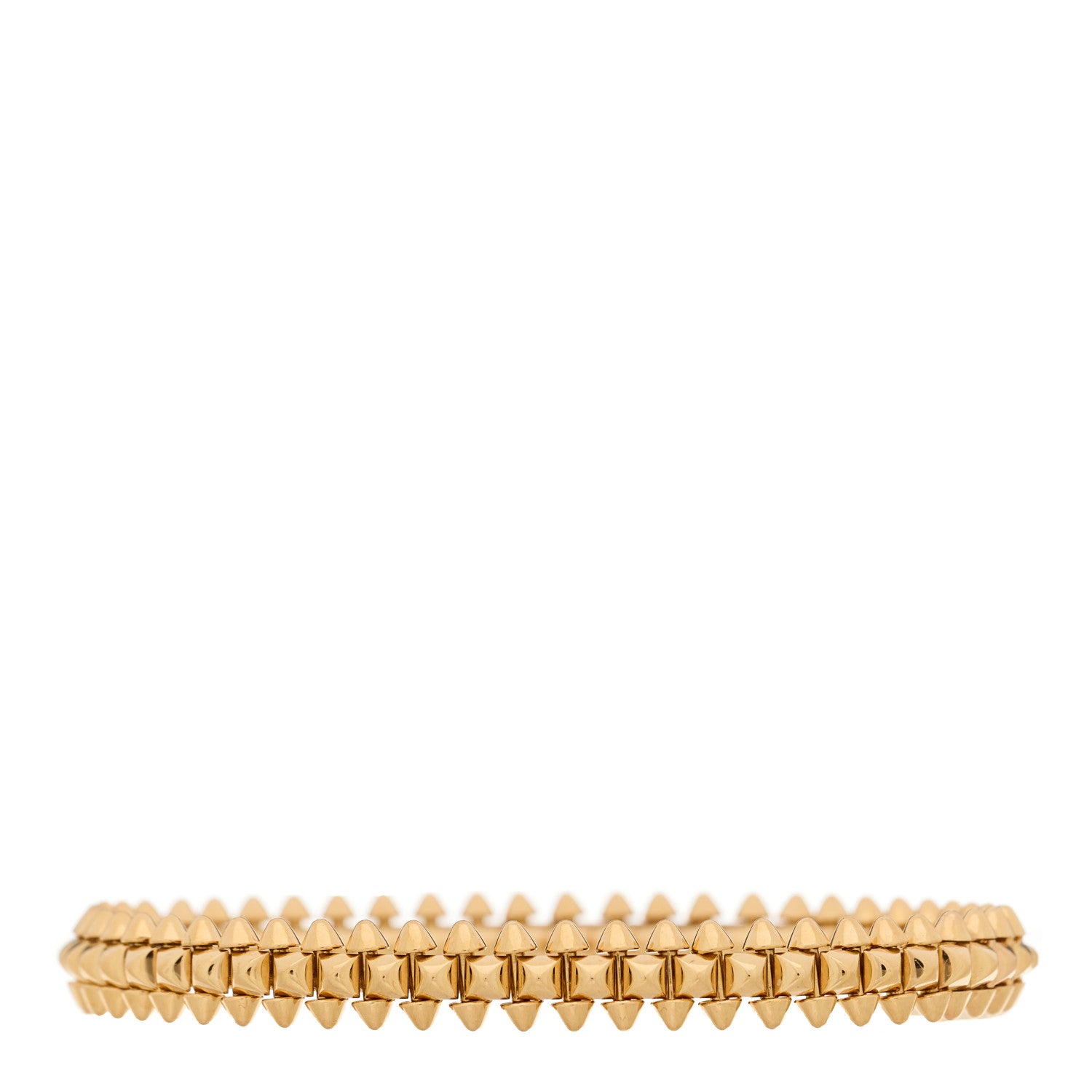 Cartier 18K Yellow Gold Small Clash De Cartier Bracelet 14