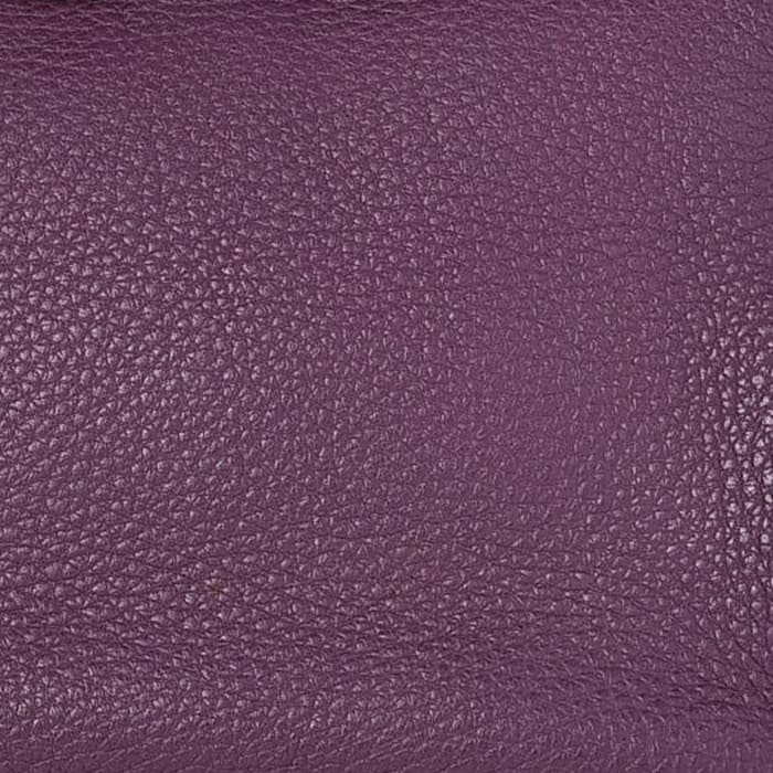 this is a close up swatch image of hermes cassis color on fjord leather by FASHIONPHILE