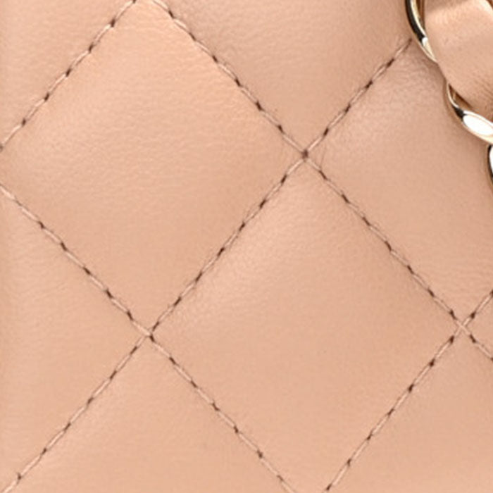 swatch of chanel 21A beige FASHIONPHILE
