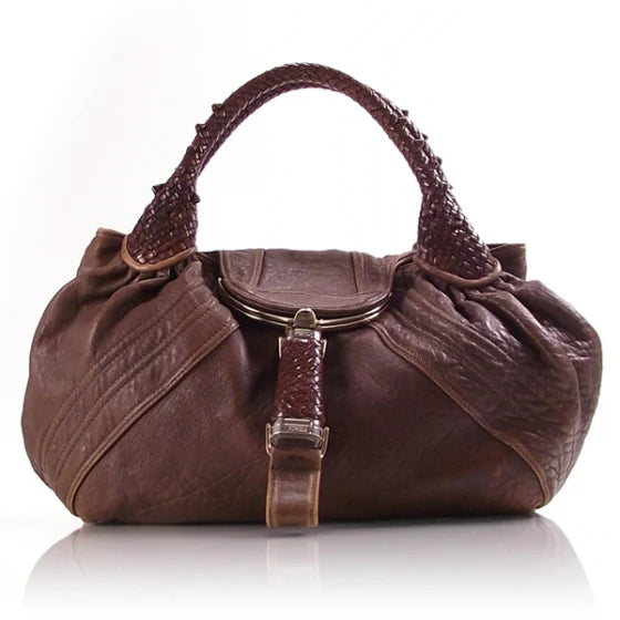 Fendi Nappa Nuvolata Spy Cognac