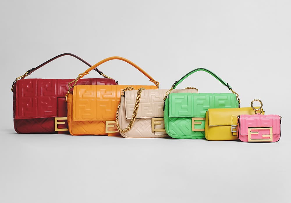 comparing different fendi baguette sizes by FASHIONPHILE