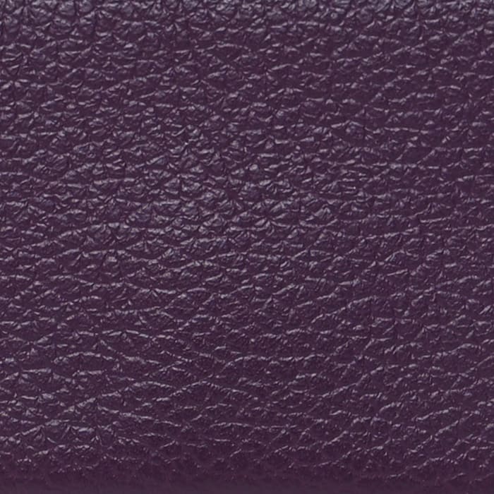 this is a close up swatch image of hermes cassis color on evercolor leather by FASHIONPHILE
