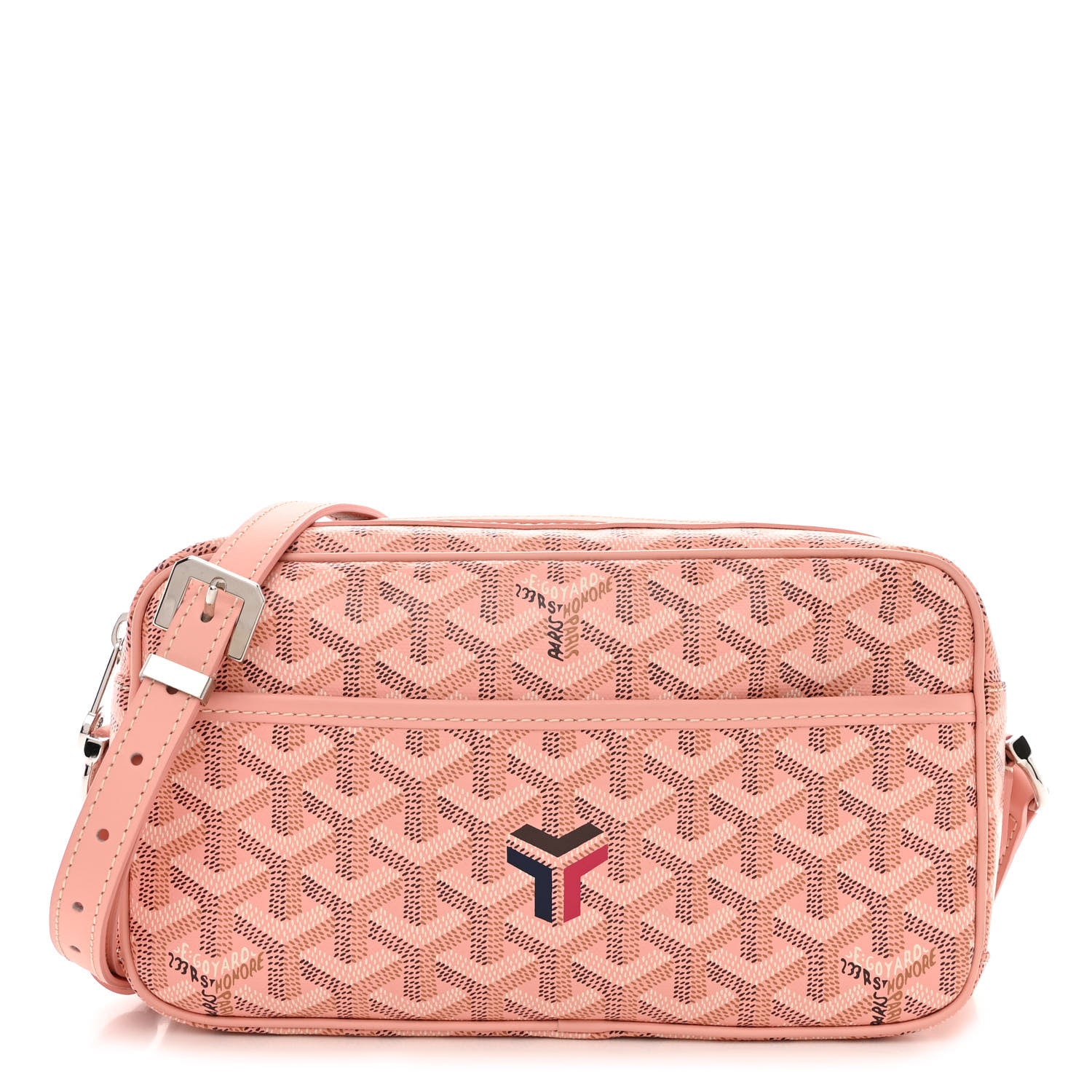 Front view of the Goyard Goyardine Sac Cap Vert in Pink