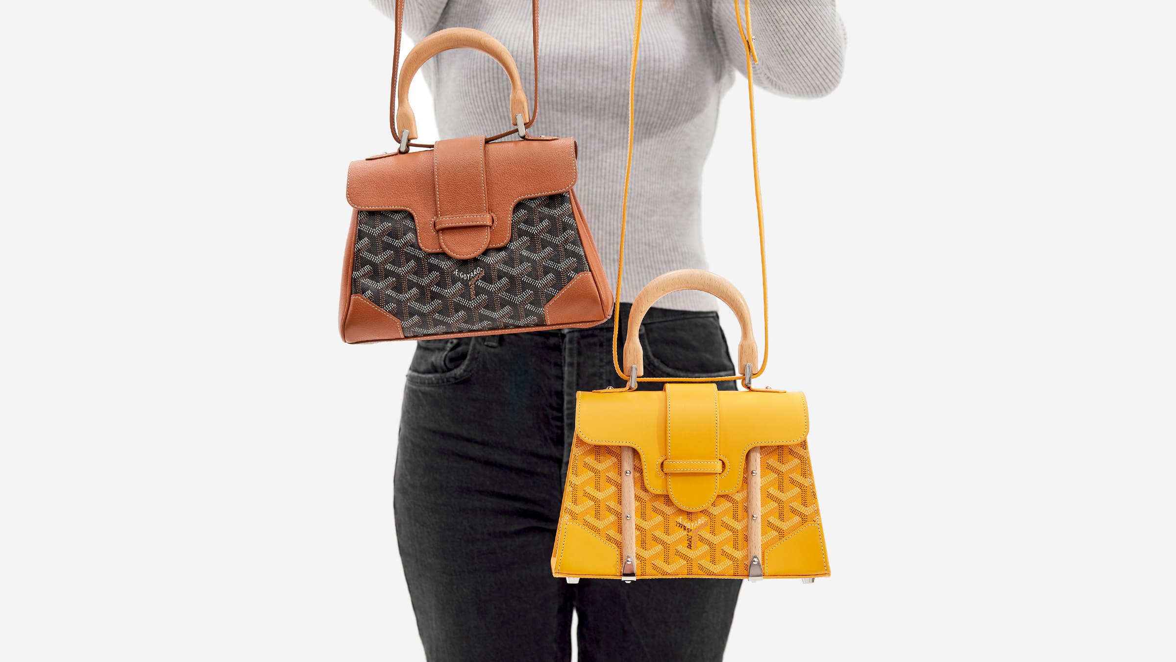 comparing the goyard saigon bags the structured mini saigon versus the soft mini saigon bag by FASHIONPHILE