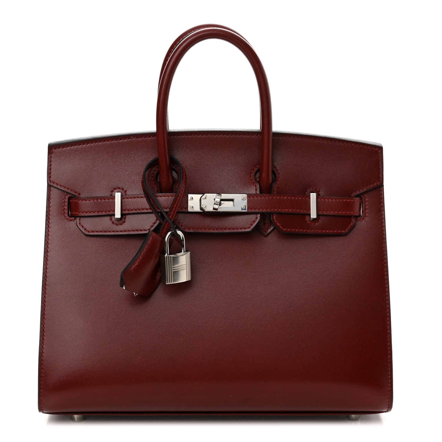Hermes Box Birkin Sellier 25 Rouge H