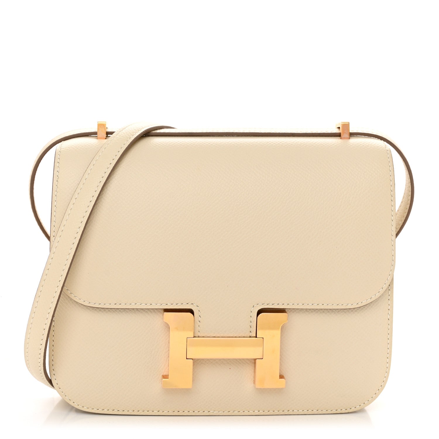 Hermes Epsom Constance 18 Craie