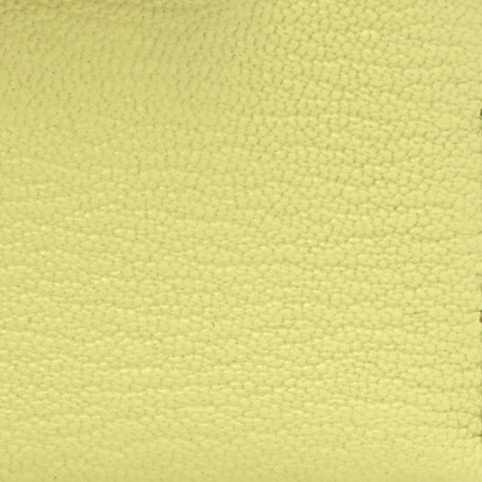 this is a close up swatch image by fashionphile of the hermes jaune bourgeon color on chevre mysore leather