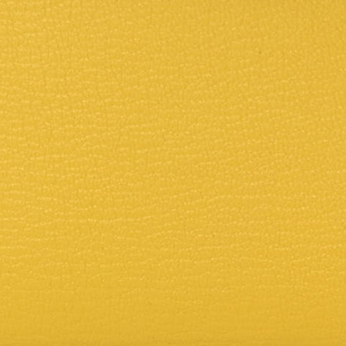 this is a close up swatch image of hermes jaune de naples color on chevre mysore leather