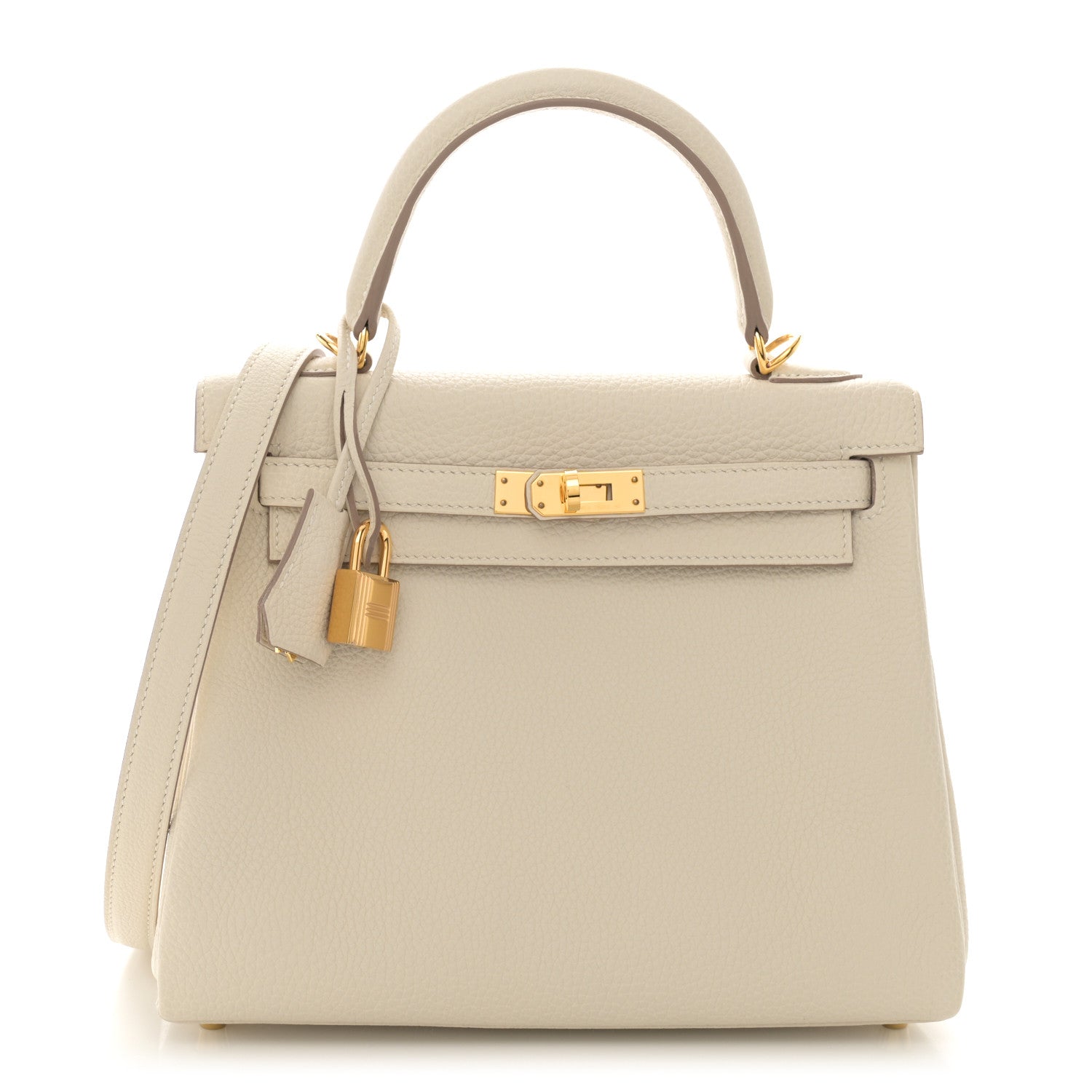 Hermes Togo Kelly Retourne 25 Craie