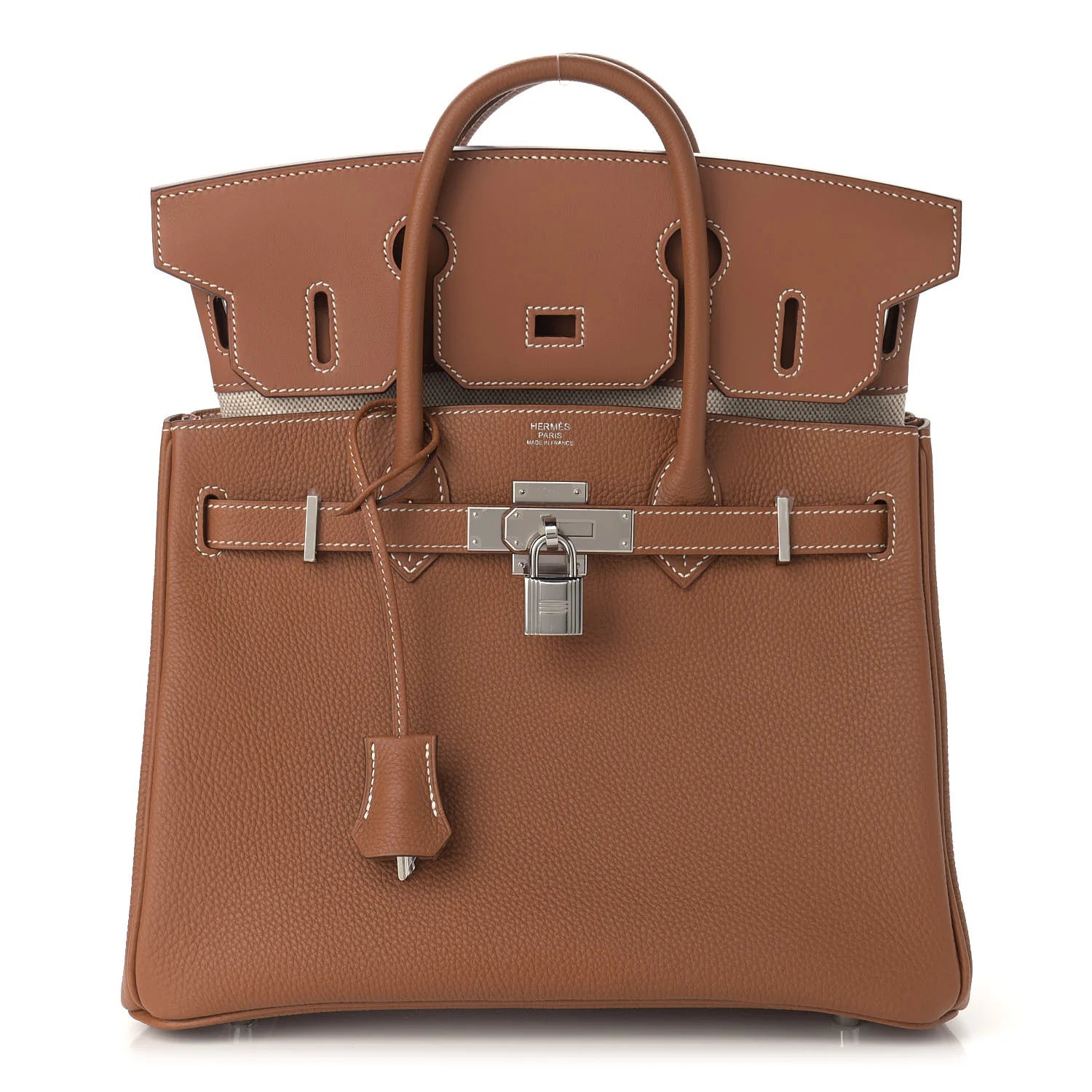 Hermes Togo Swift Canvas 3 in 1 Birkin 30 Gold