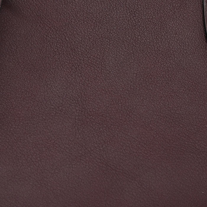 FASHIONPHILE color swatch of Hermes Prune in Swift
