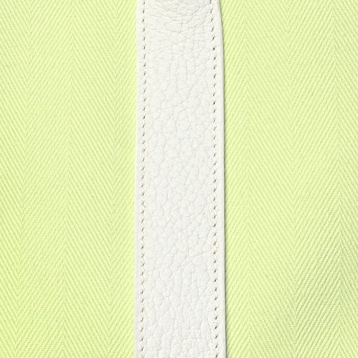 swatch of hermes kiwi toile FASHIONPHILE