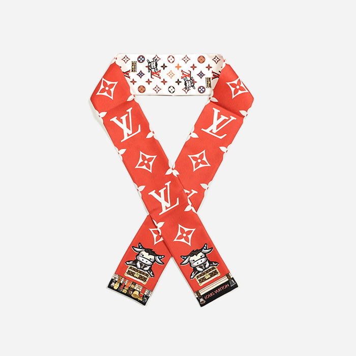Louis Vuitton year of the ox silk bandeau FASHIONPHILE