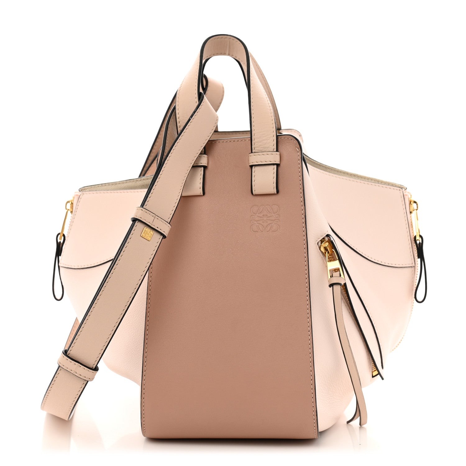 Loewe Calfskin Small Hammock Shoulder Bag Blush Multicolor