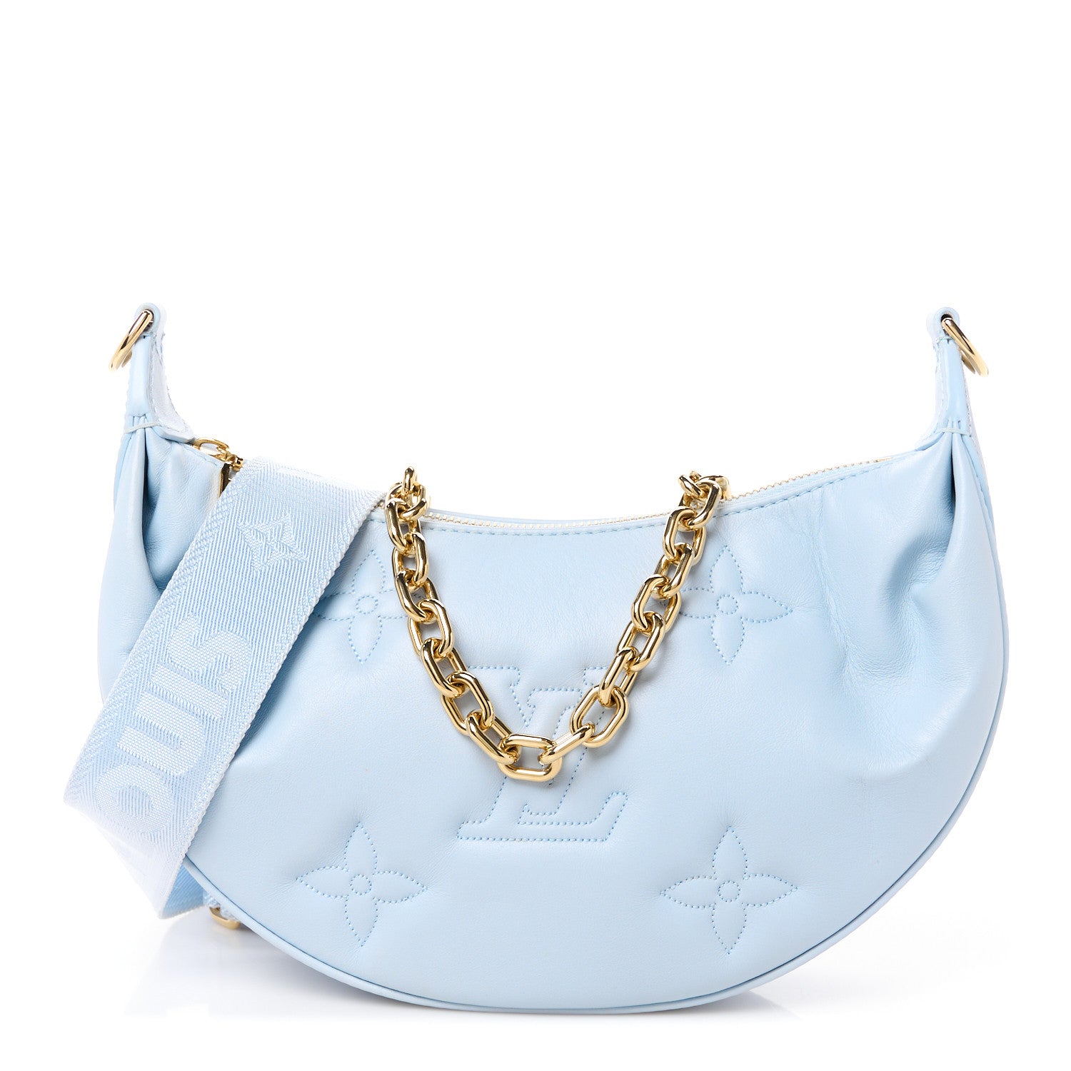 Louis Vuitton Calfskin Bubblegram Over The Moon Ice Blue