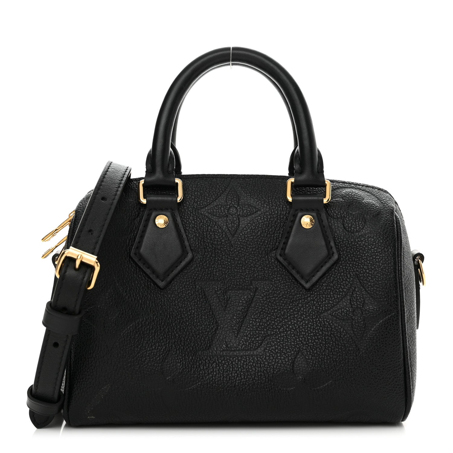 Louis Vuitton Empreinte Monogram Giant Speedy Bandouliere 20 in Black