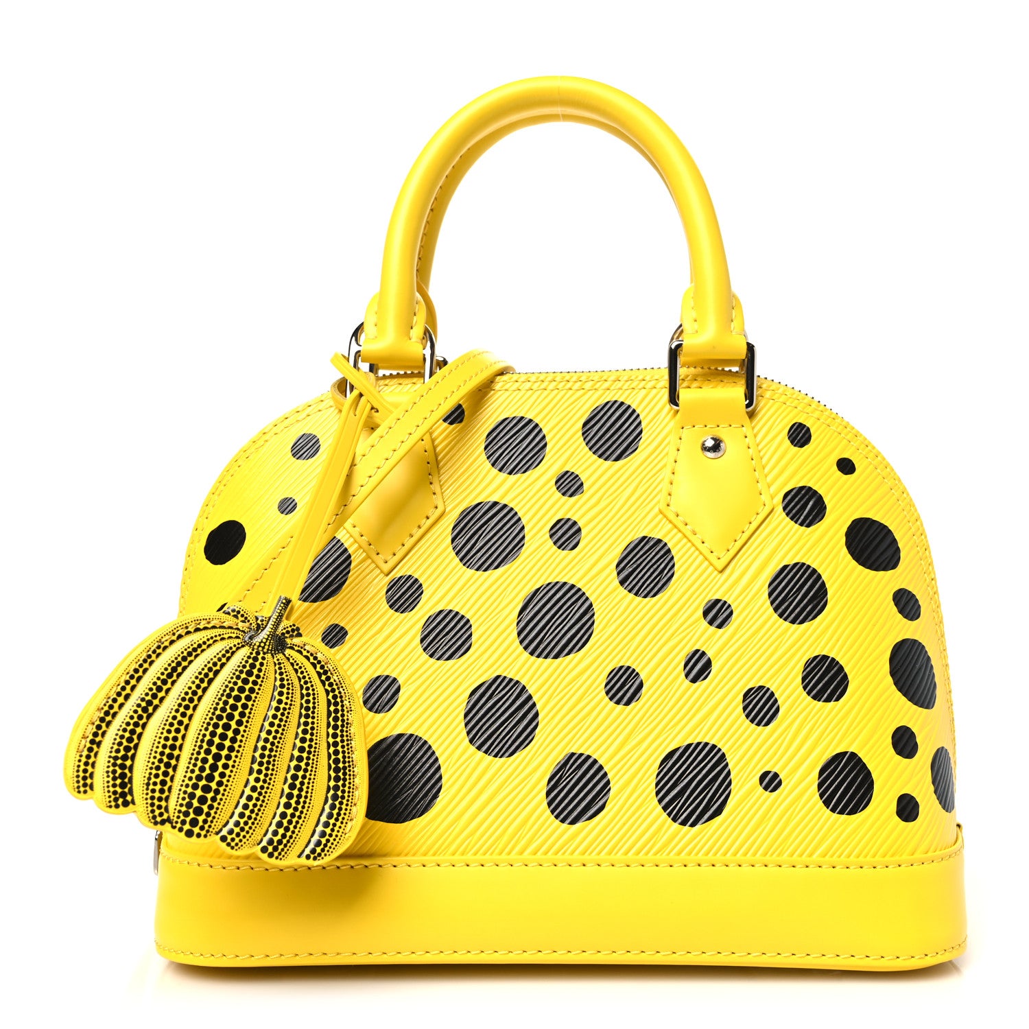 Louis Vuitton LV X YK Epi Alma BB Yellow Black