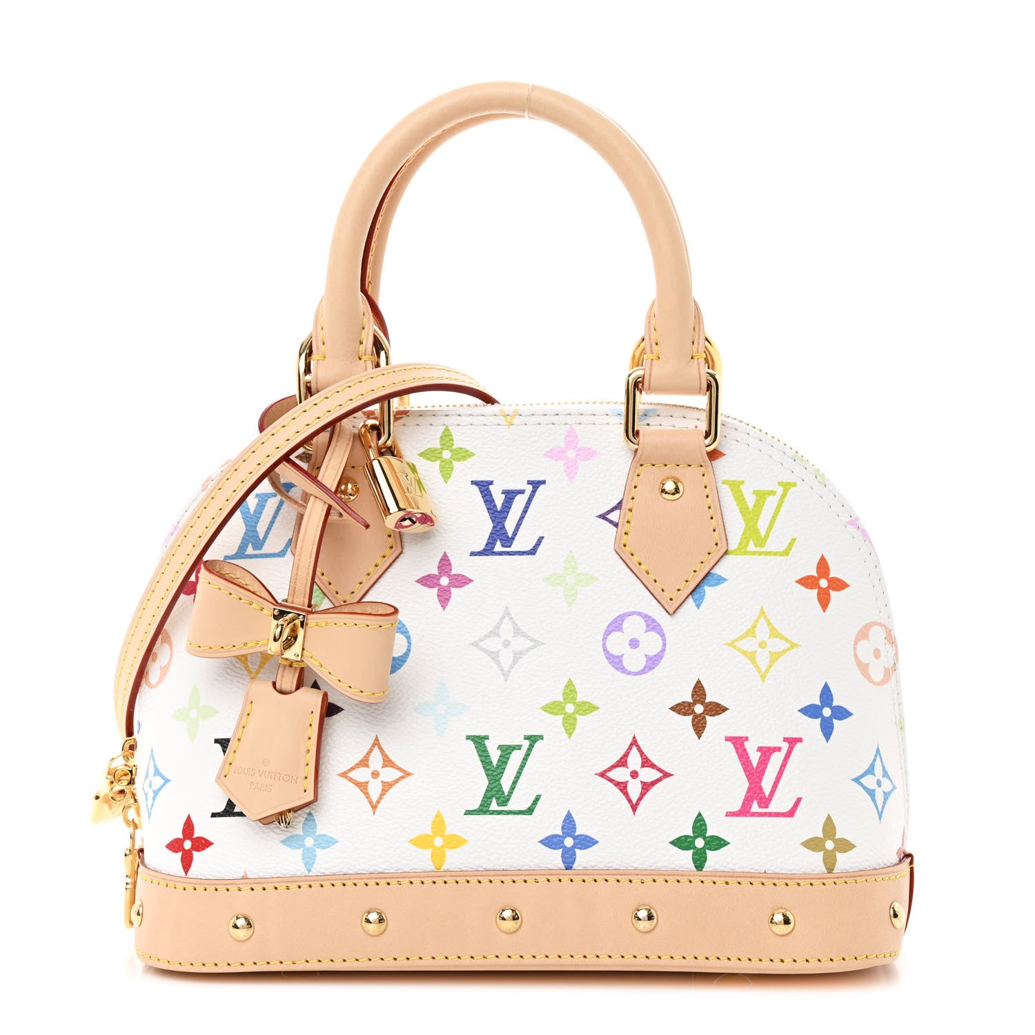 Louis Vuitton LV x TM Monogram Multicolor Alma BB White