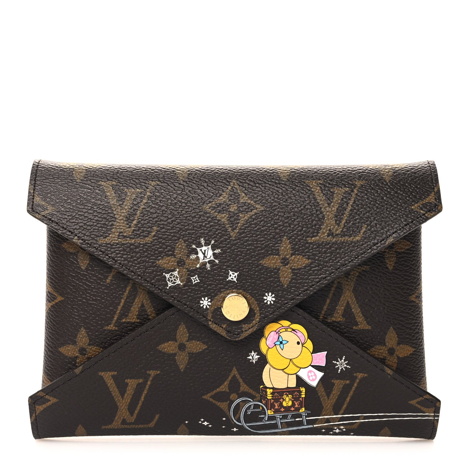 Louis Vuitton Monogram 2023 Christmas Animation Medium Kirigami Pochette