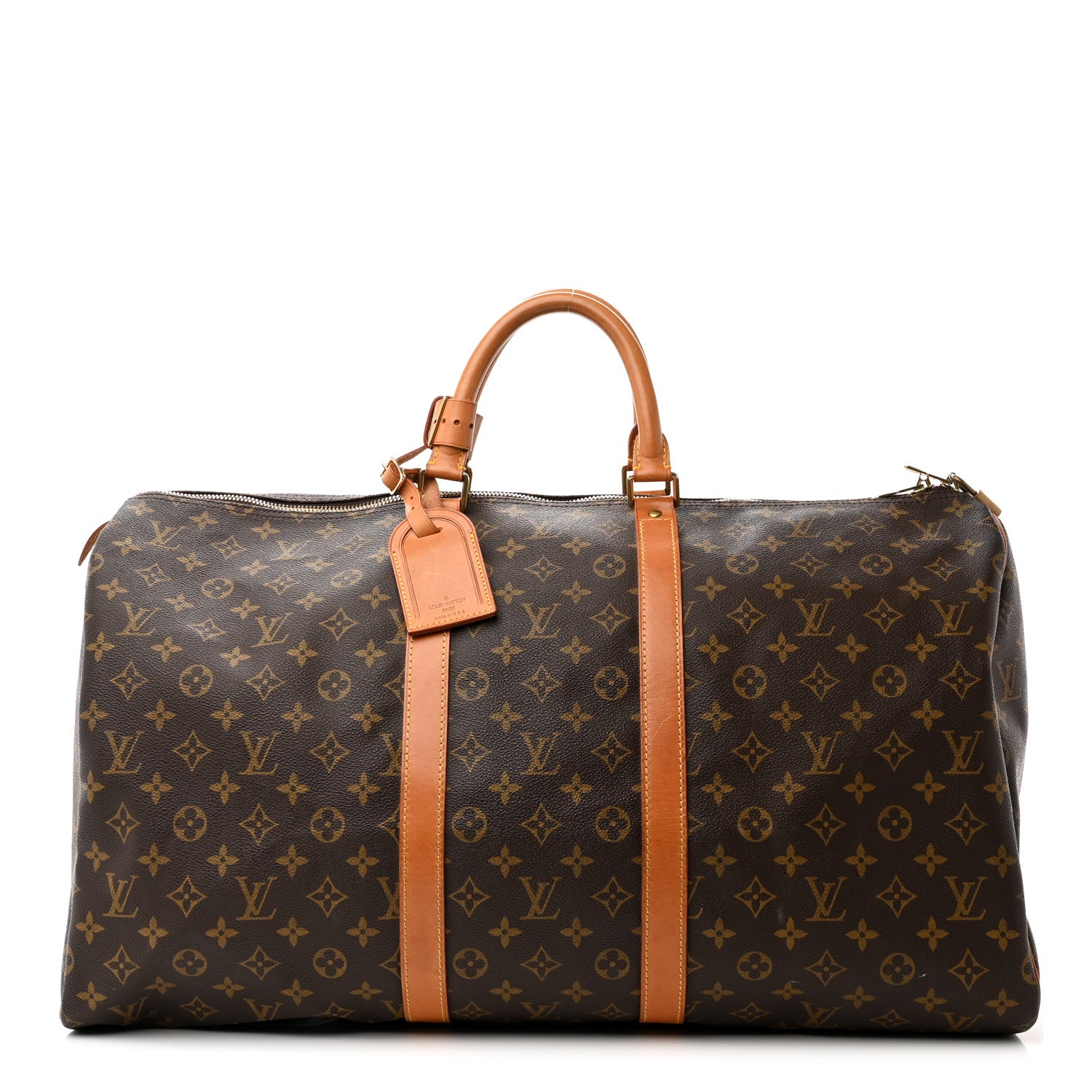 LOUIS VUITTON Monogram Keepall in size 55 by FASHIONPHILE