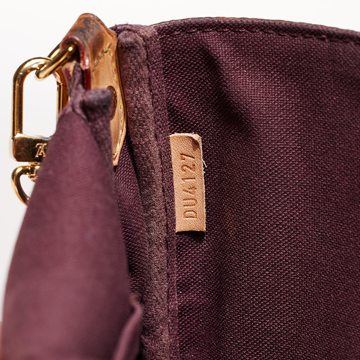 close up product image of authentic Louis Vuitton date code FASHIONPHILE