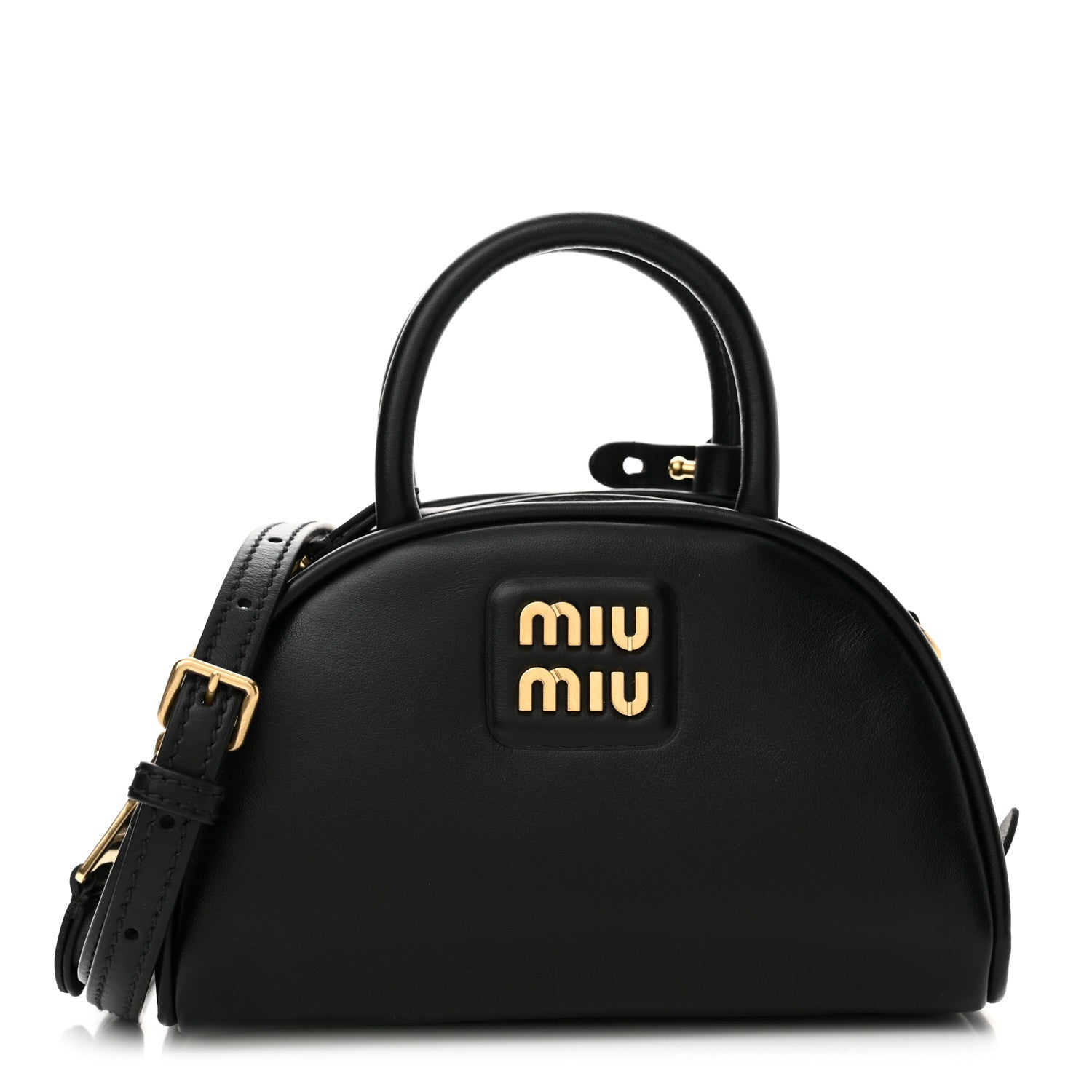 Miu Miu Nappa Mini Bag Black