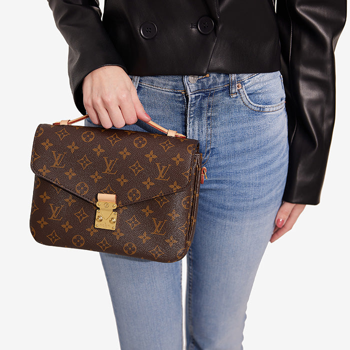 lifestyle image of louis vuitton pochette metis FASHIONPHILE