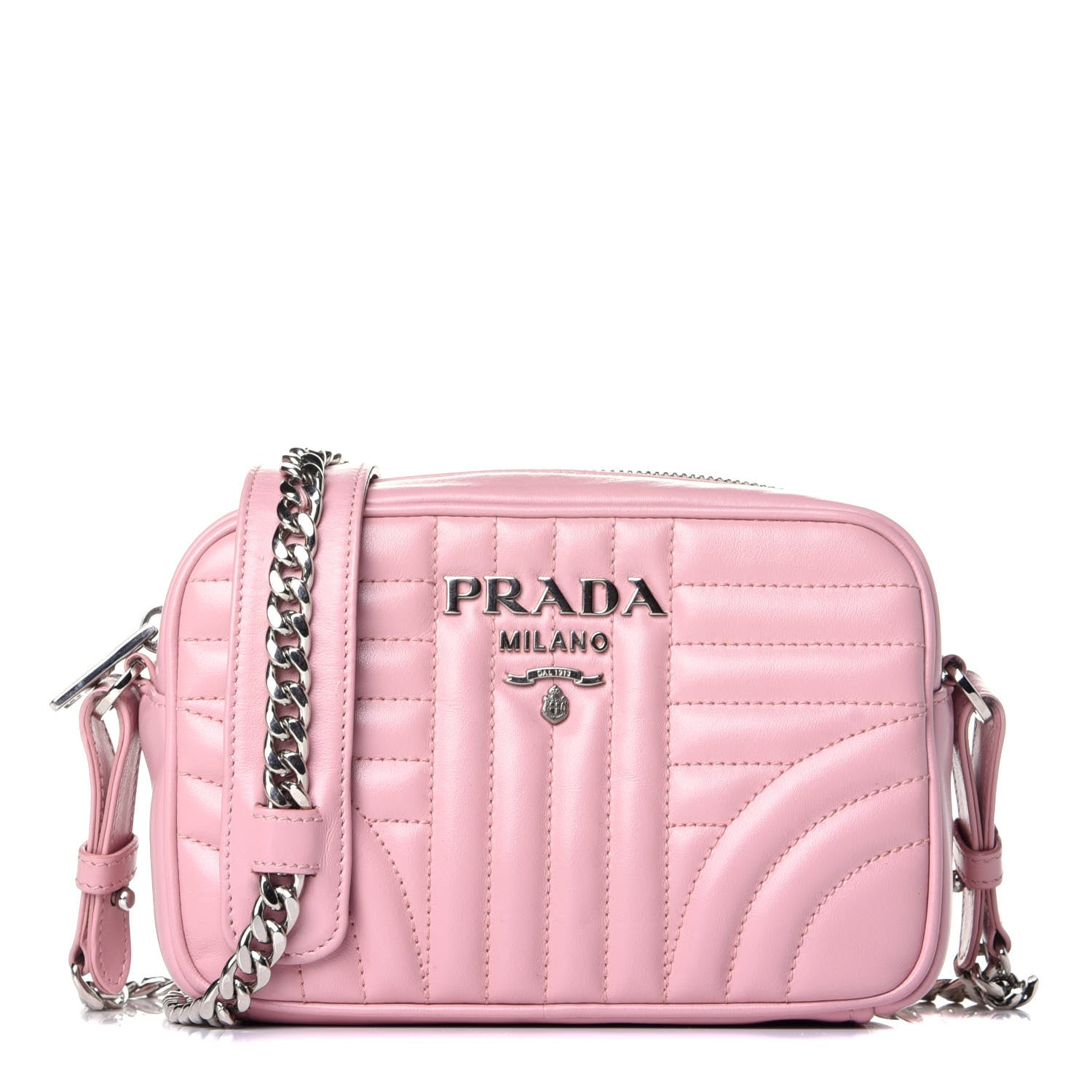 Prada Soft Calfskin Diagramme Camera Bag Pesco