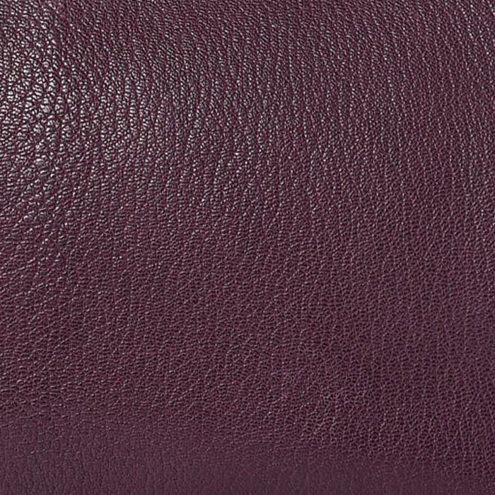 this is a close up swatch of hermes quetsche color on chevre mysore leather by FASHIONPHILE