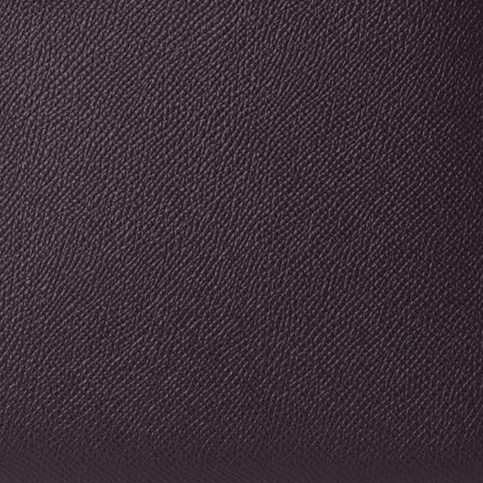 this is a close up swatch of hermes raisin on epsom leather by FASHIONPHILE