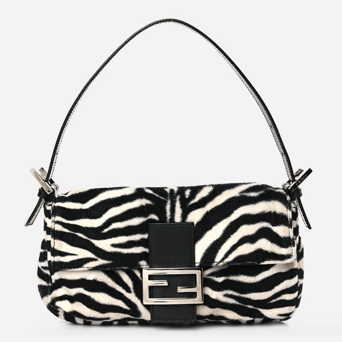 pre-owned zebra print fendi bag restored to better condition by FASHIONPHILE