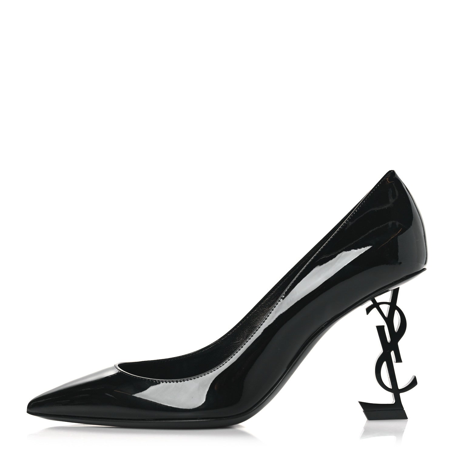 Saint Laurent Patent Opyum 85 Pumps 37 Black