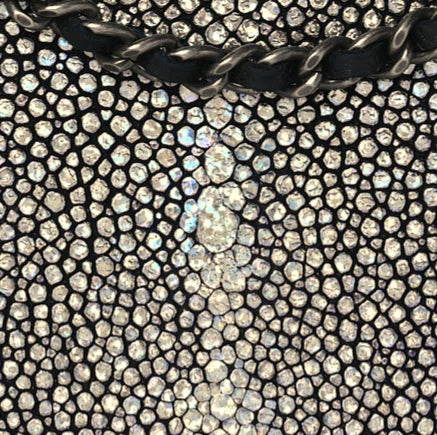 close up image of chanel galuchat stingray FASHIONPHILE