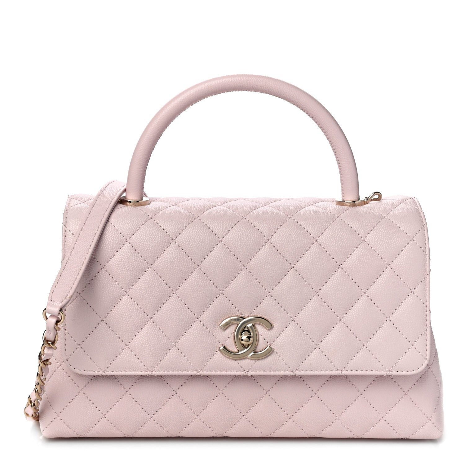 product image of Small Coco Handle Light Pink FASHIONPHILE