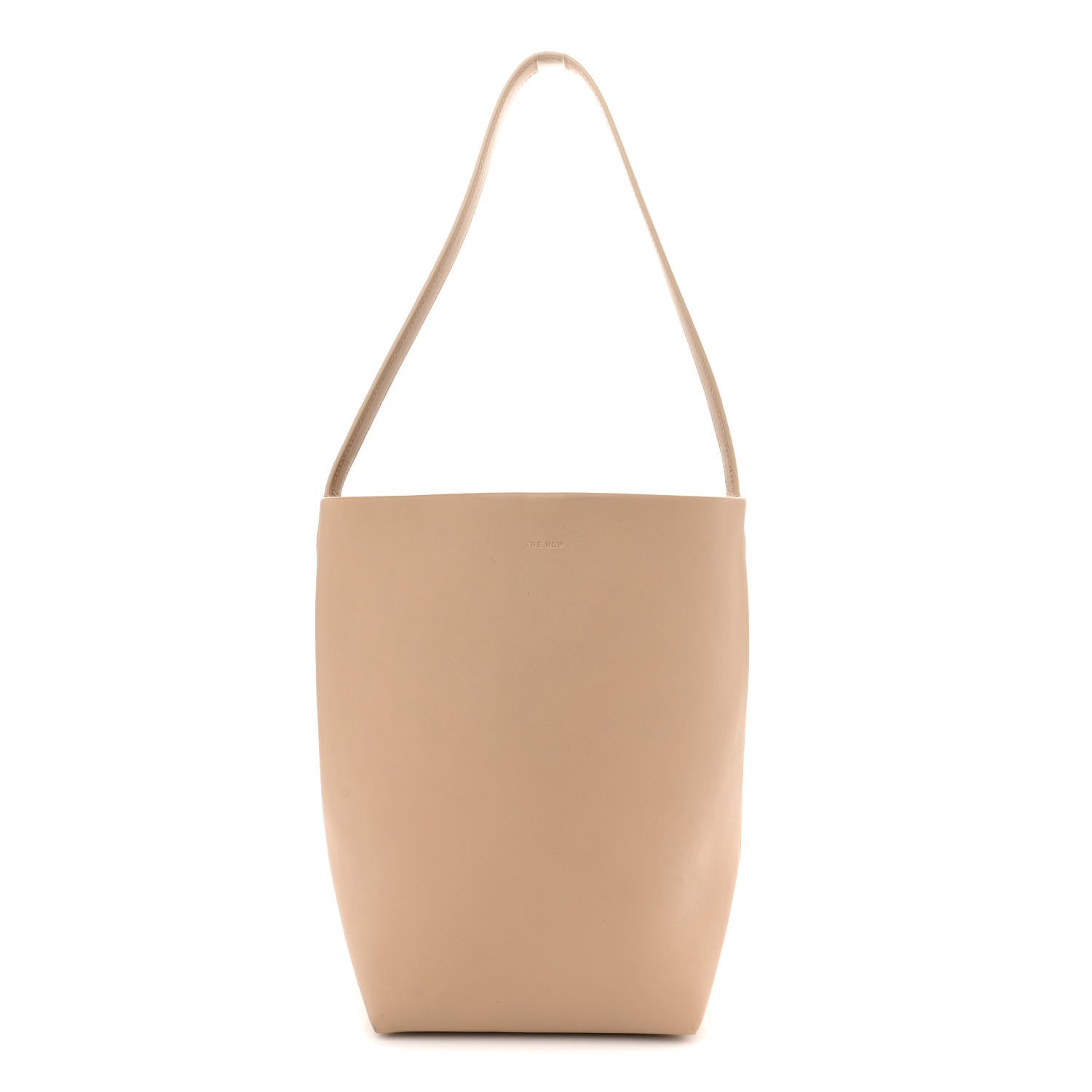 The Row Calfskin Medium N/S Park Tote Dune