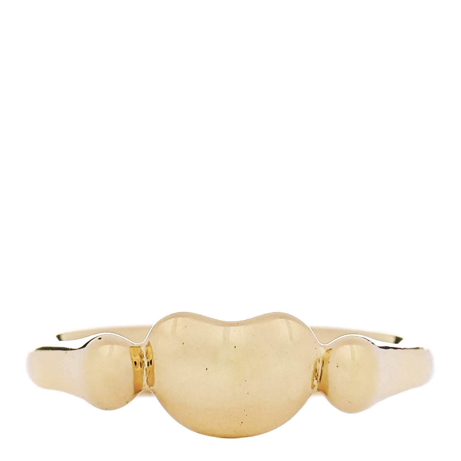 Tiffany 18K Yellow Gold Mini Elsa Peretti Bean Ring 51