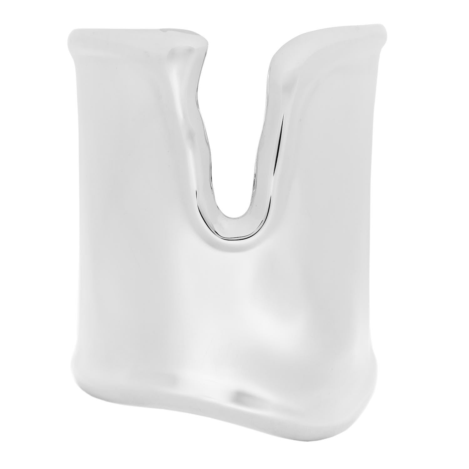 Tiffany Sterling Silver Large Elsa Peretti Bone Cuff