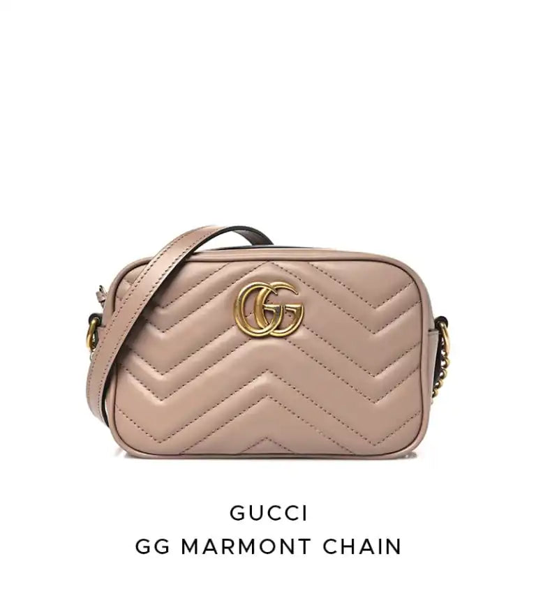 tan gucci gc marmont chain