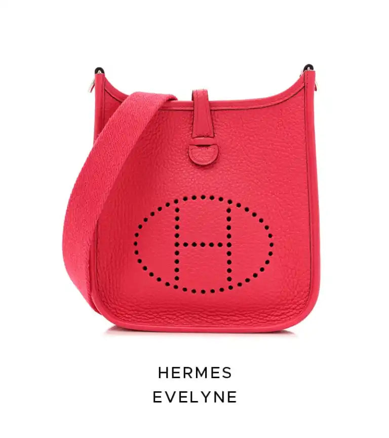 red hermes evelyne