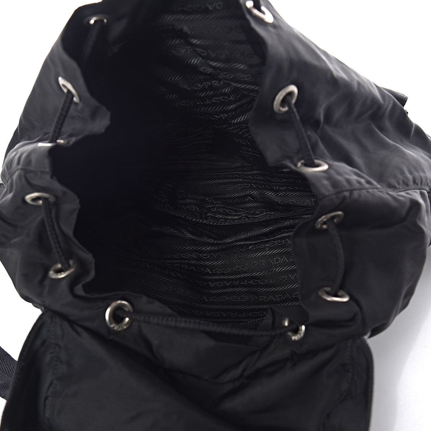 Nylon Vela Medium Backpack Black