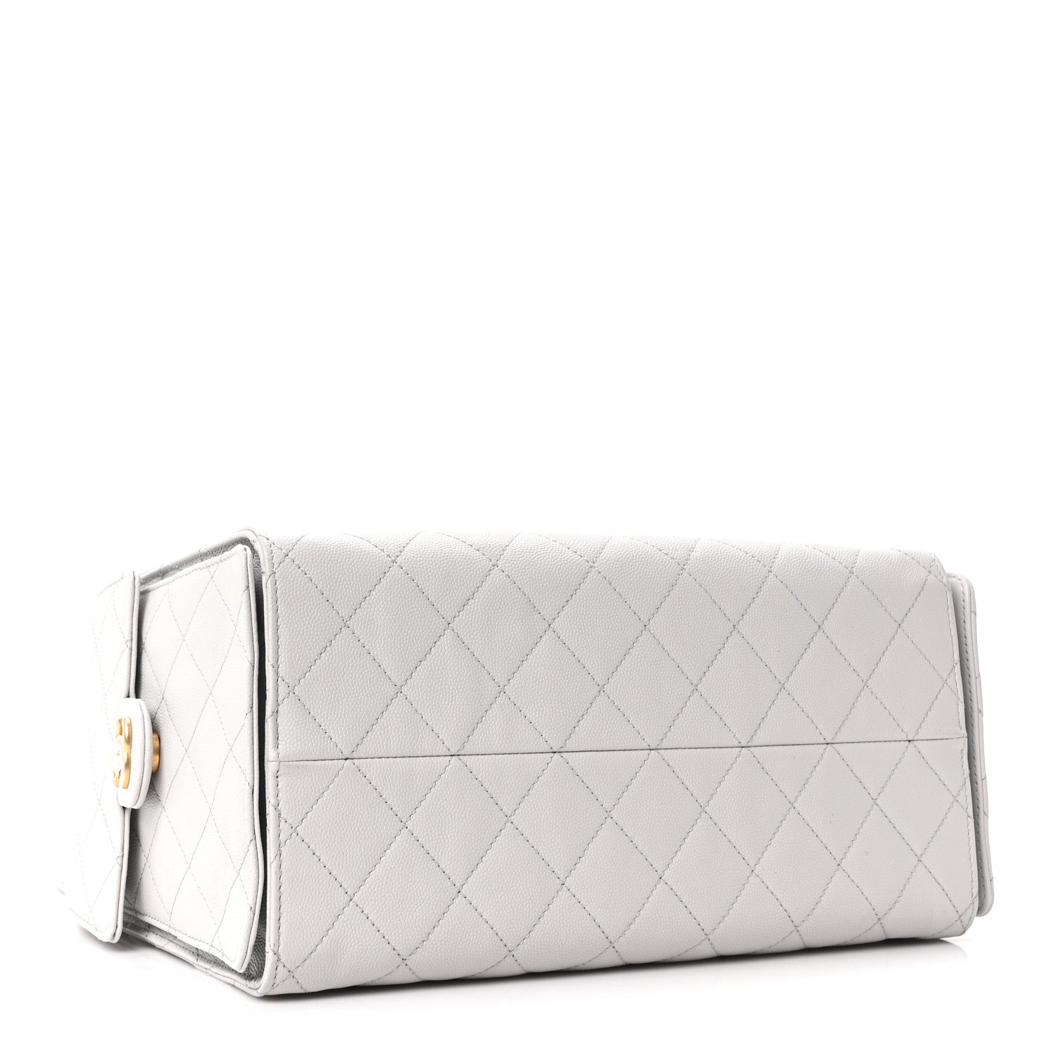 Chanel Caviar Quilted Medium Chanel 25 Handbag Light Gray 5 of 11