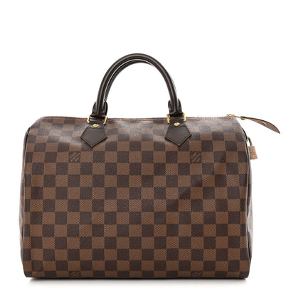 Louis Vuitton Damier Ebene Speedy 30 1 of 12