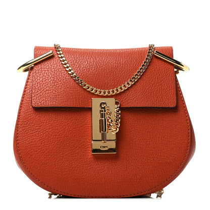 Chloe Grained Lambskin Drew Shoulder Bag Caramel 1 of 3