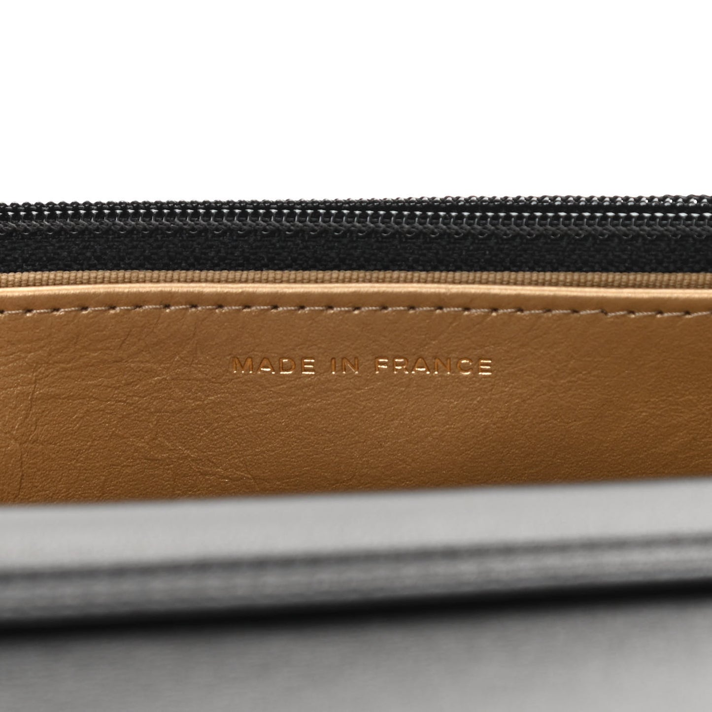 Lambskin Quilted CC Pearl Crush Wallet on Chain WOC Black