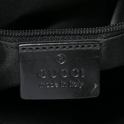 Gucci Nylon Monogram Small Hobo Black 6 of 9