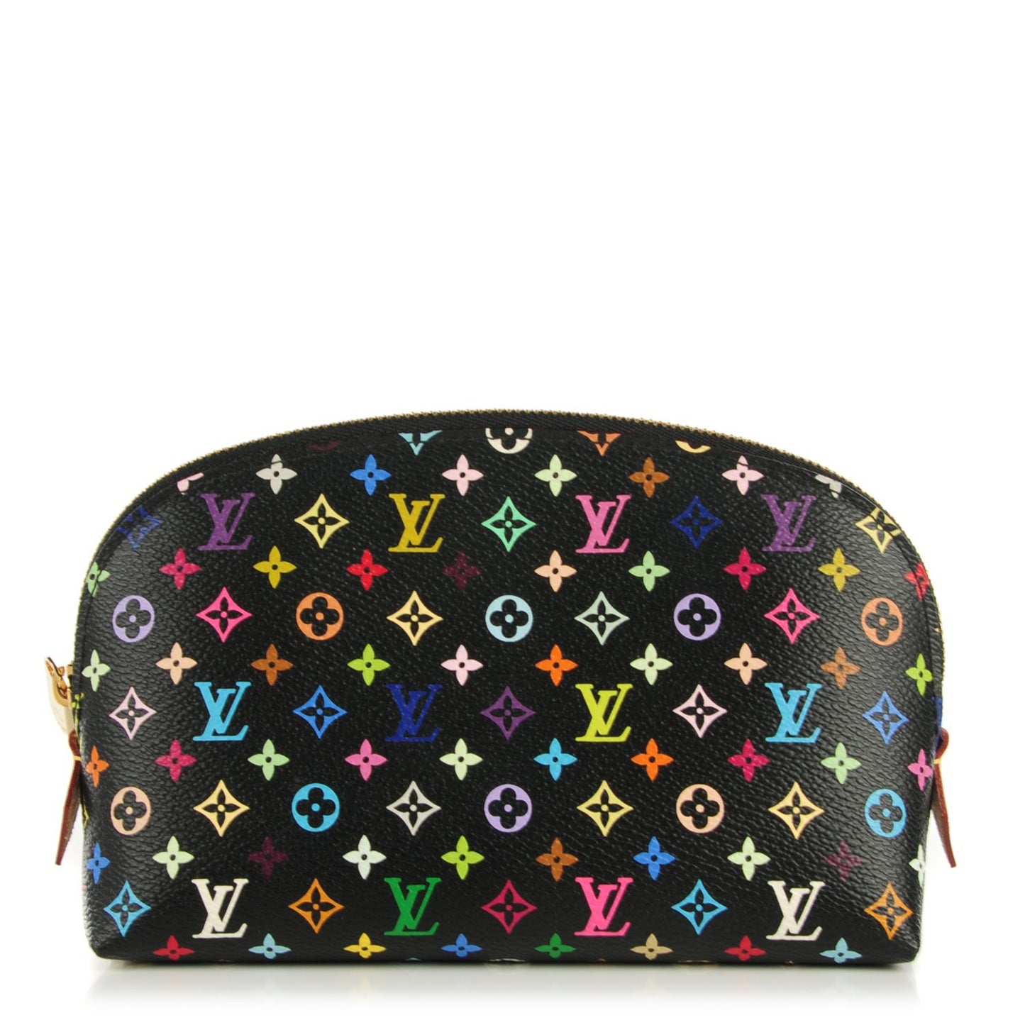 Monogram Multicolor Cosmetic Pouch Black Grenade