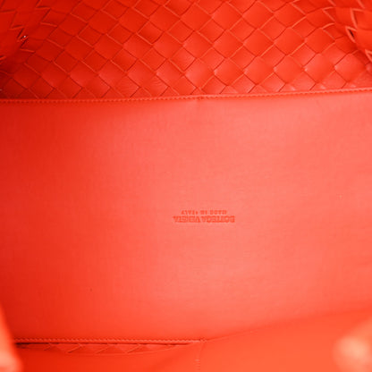 Bottega Veneta Nappa Intrecciato Large Andiamo Shoulder Bag Orange 5 of 11
